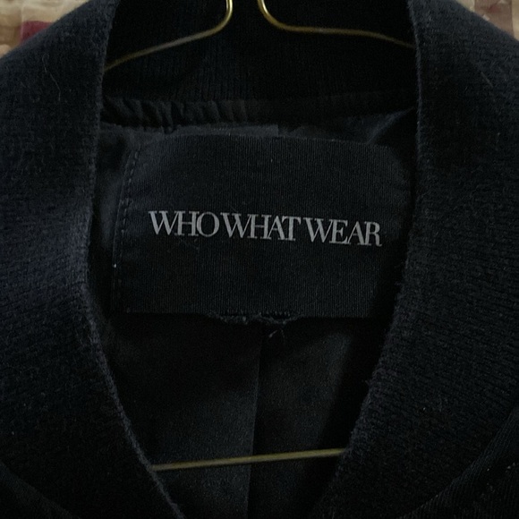 Who What Wear women’s medium black bomber jacket - Picture 3 of 8